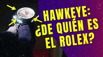 que significa el rolex en hawkeye|Rolex in hawkeye.